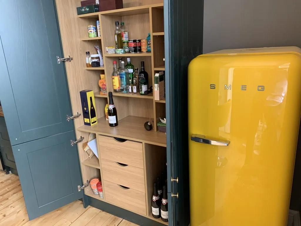 Yellow Smeg Fridge