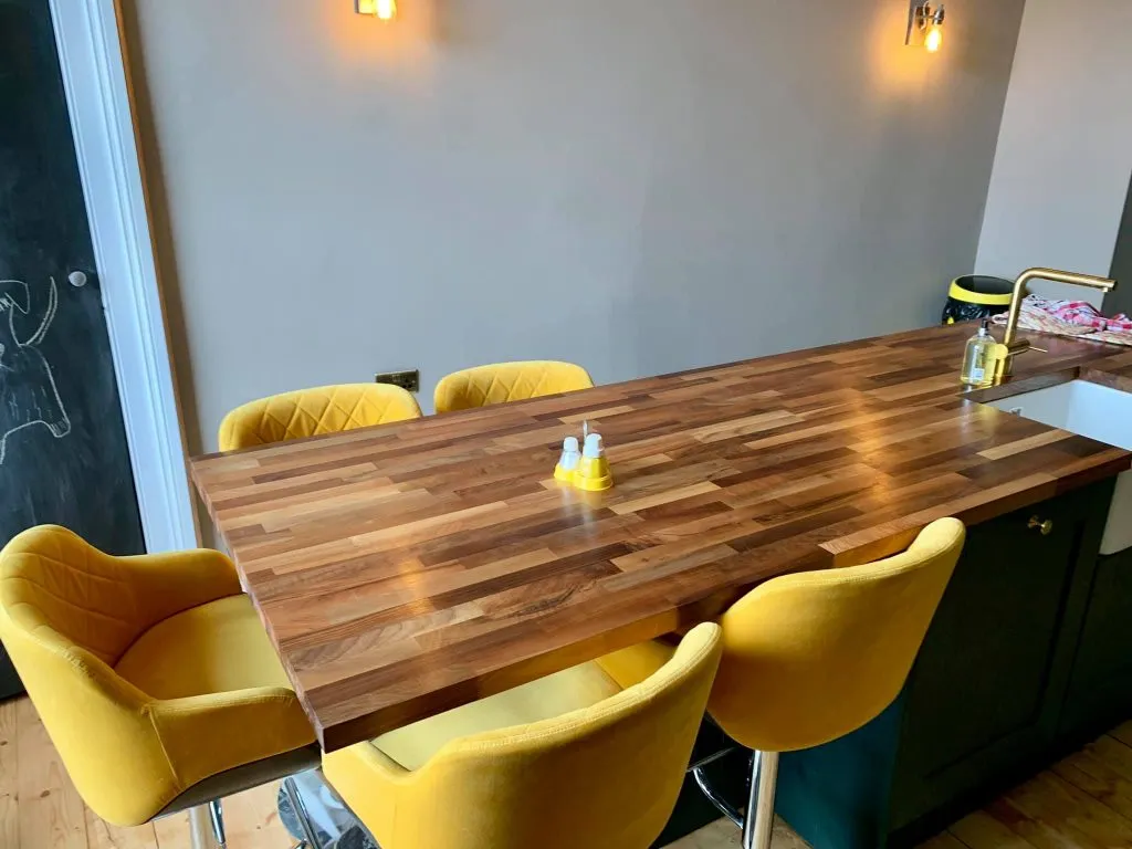 Solid Oak Breakfast Bar